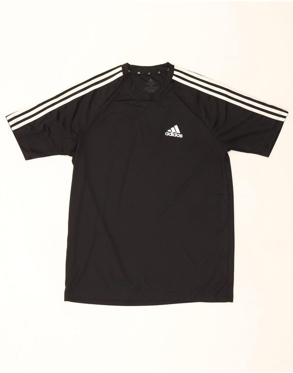 Мужская футболка Adidas Aeroready, средний черный полиэстер