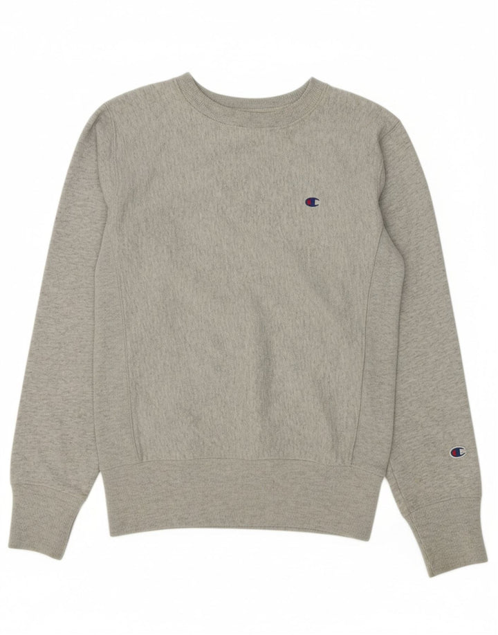 CHAMPION Mens Sweatshirt Jumper Small Grey Cotton Vintage Champion and Second-Hand Champion from Messina Hembry 