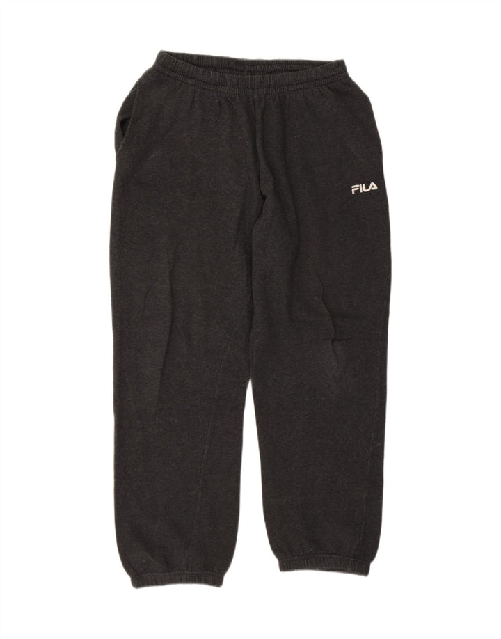 FILA Mens Tracksuit Trousers Joggers Large  Grey Cotton