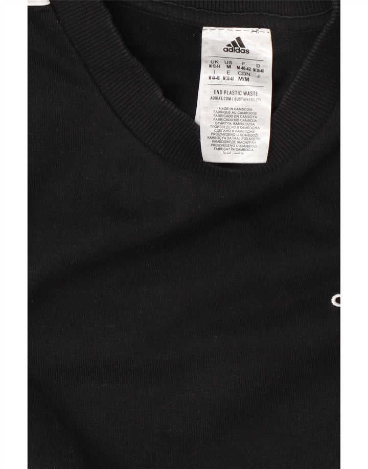 Женское платье-свитшот Adidas Oversized UK 12/14, средний черный