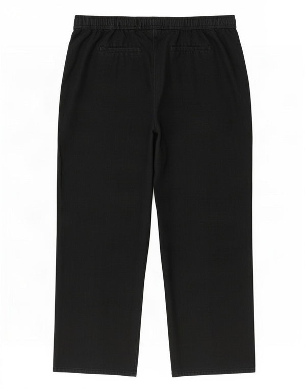 Женские широкие брюки чинос Marks & Spencer UK 22 3XL W42 L30 черные