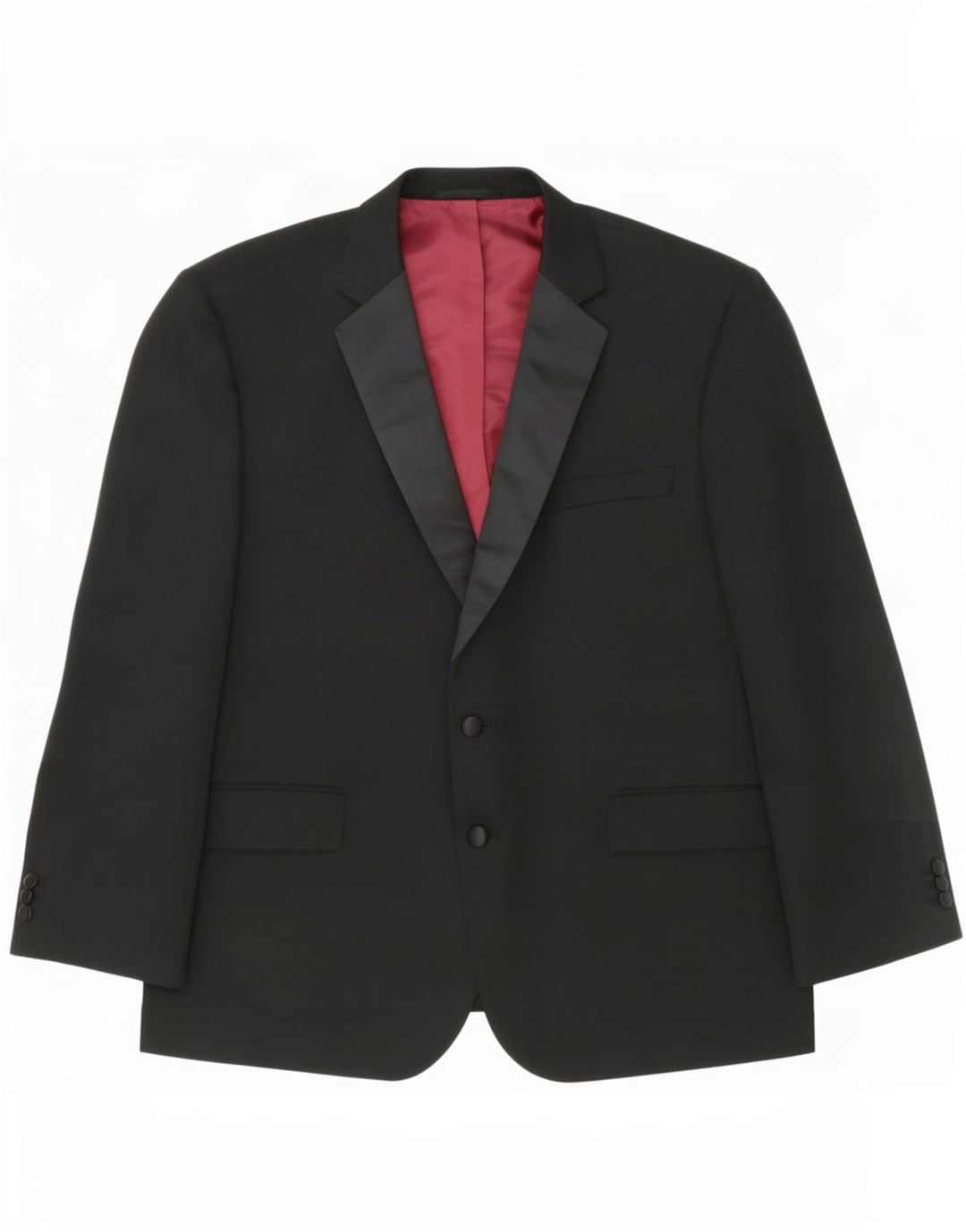 Мужской пиджак на двух пуговицах Marks & Spencer UK 48 2XL, черный полиэстер