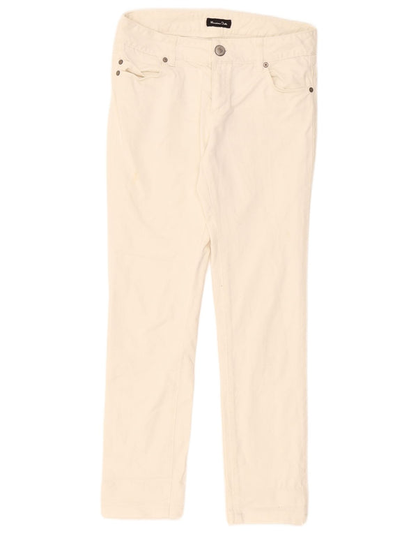 Женские узкие джинсы Massimo Dutti W28 L27 белые