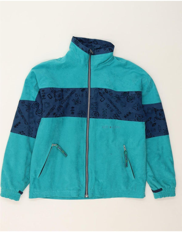 GREAT ESCAPES Mens Tracksuit Top Jacket Size 38 Medium Blue Colourblock