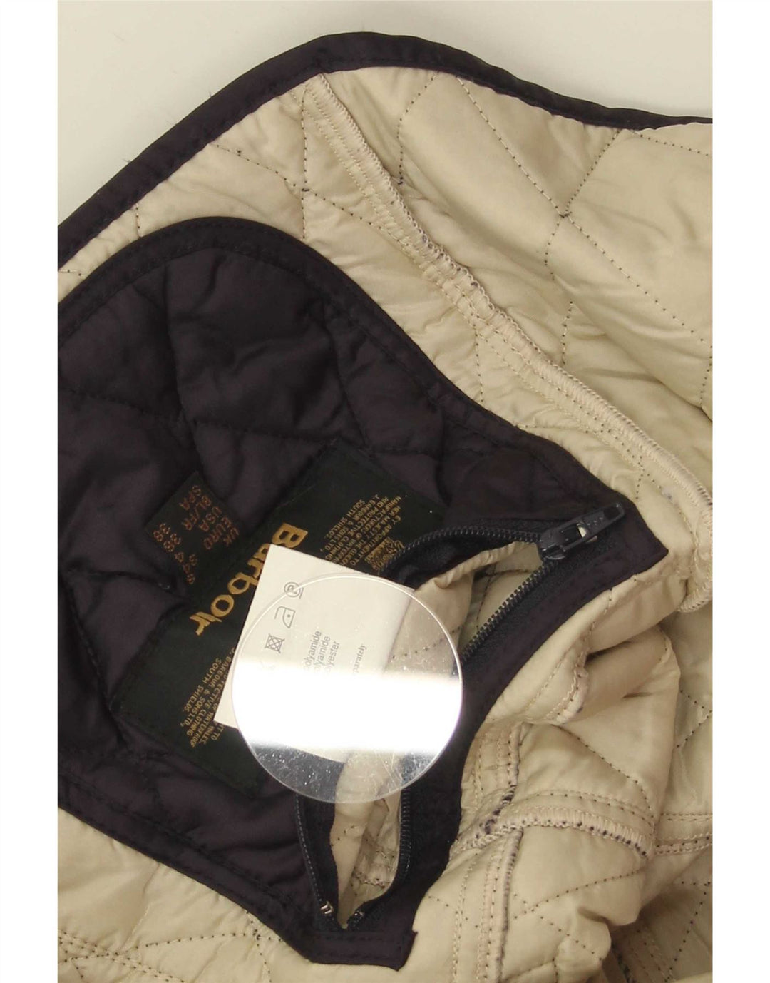 Женская стеганая куртка Barbour UK 8, маленькая, темно-синяя, полиамид