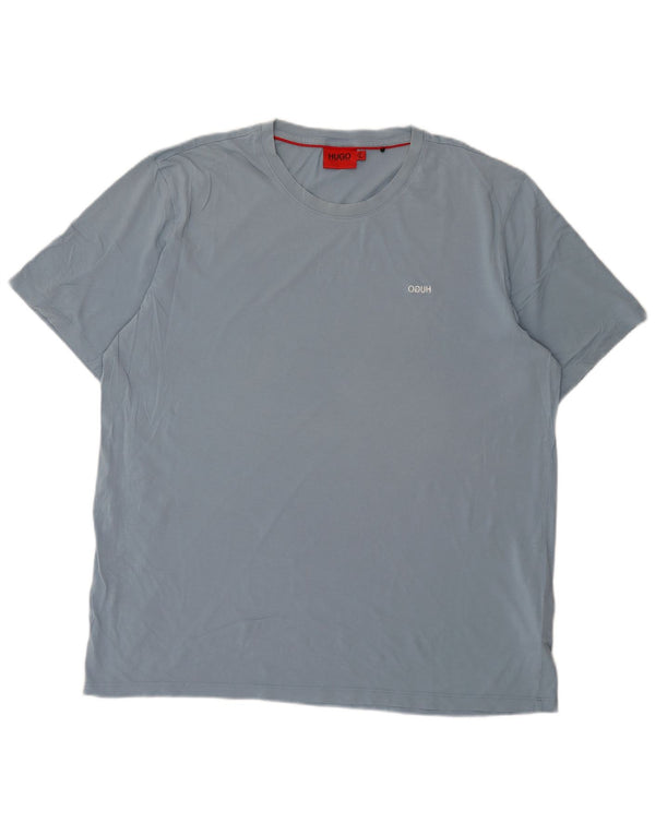 Мужская футболка Hugo Boss Top XL, синяя, хлопок