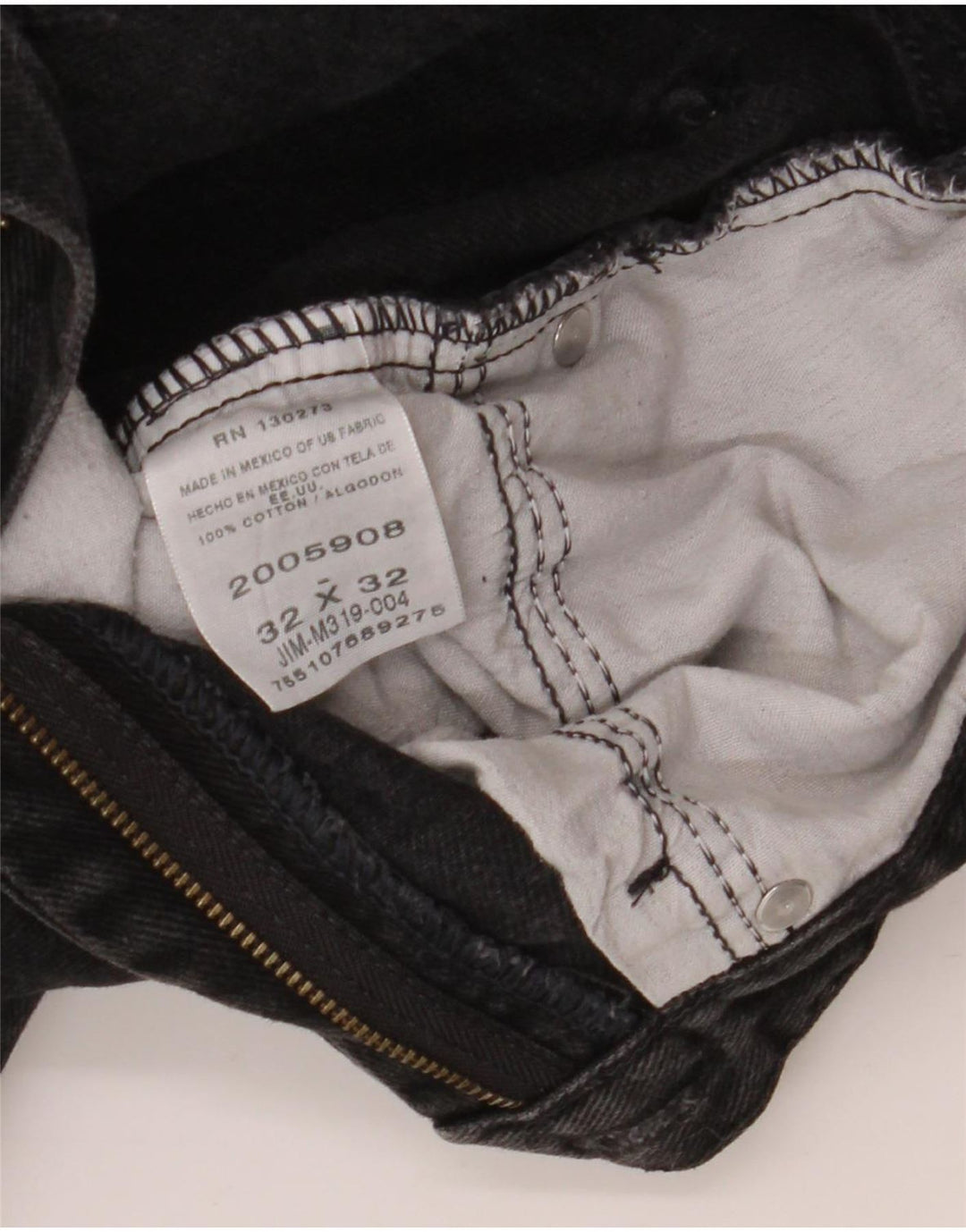 Мужские прямые джинсы прямого кроя Lee W32 L30, черный хлопок