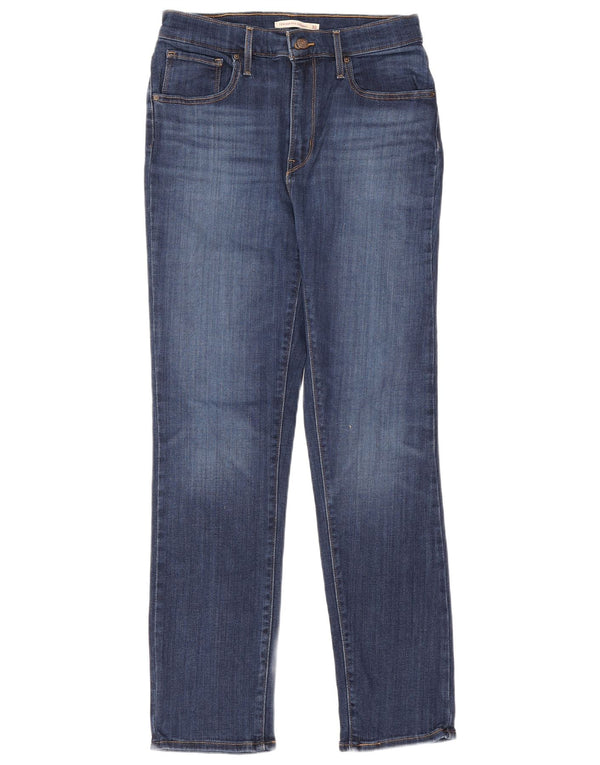Женские прямые джинсы Levi's 724 с высокой посадкой W30 L30, синие, хлопок