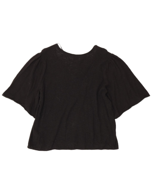 Женская блузка Fat Face Top UK 18 XL, черный хлопок