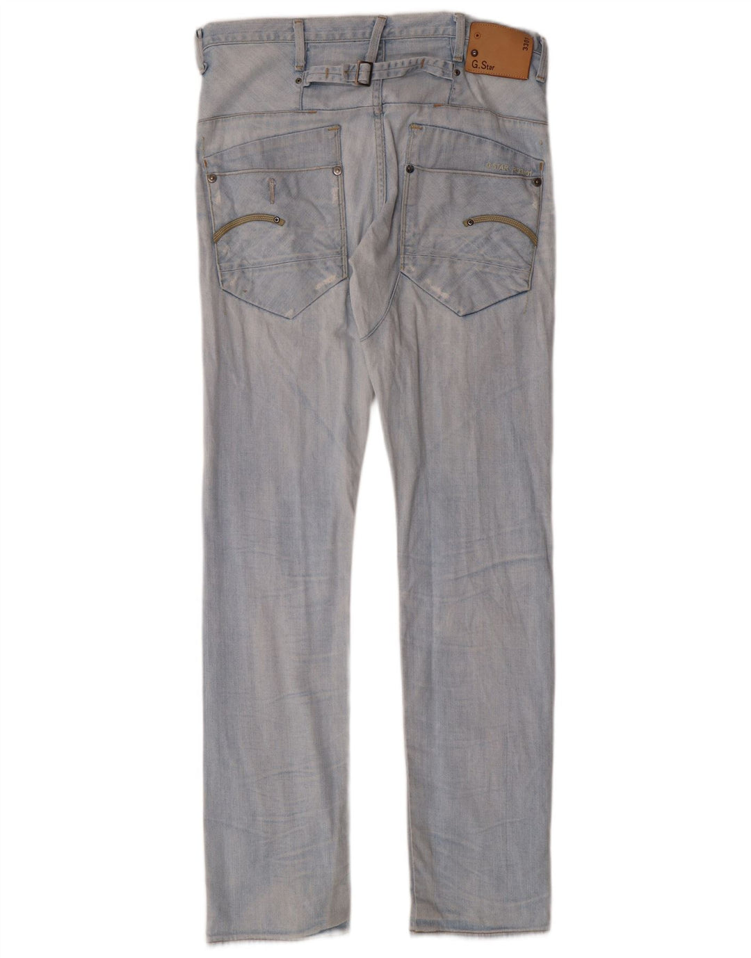 Мужские джинсы G-STAR 3301 Slim W32 L34 Синие, хлопок