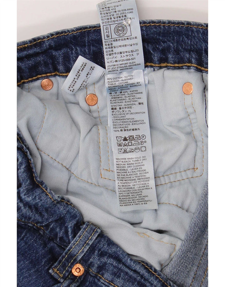 Мужские зауженные джинсы Levi's 502 W44 L27, синий хлопок