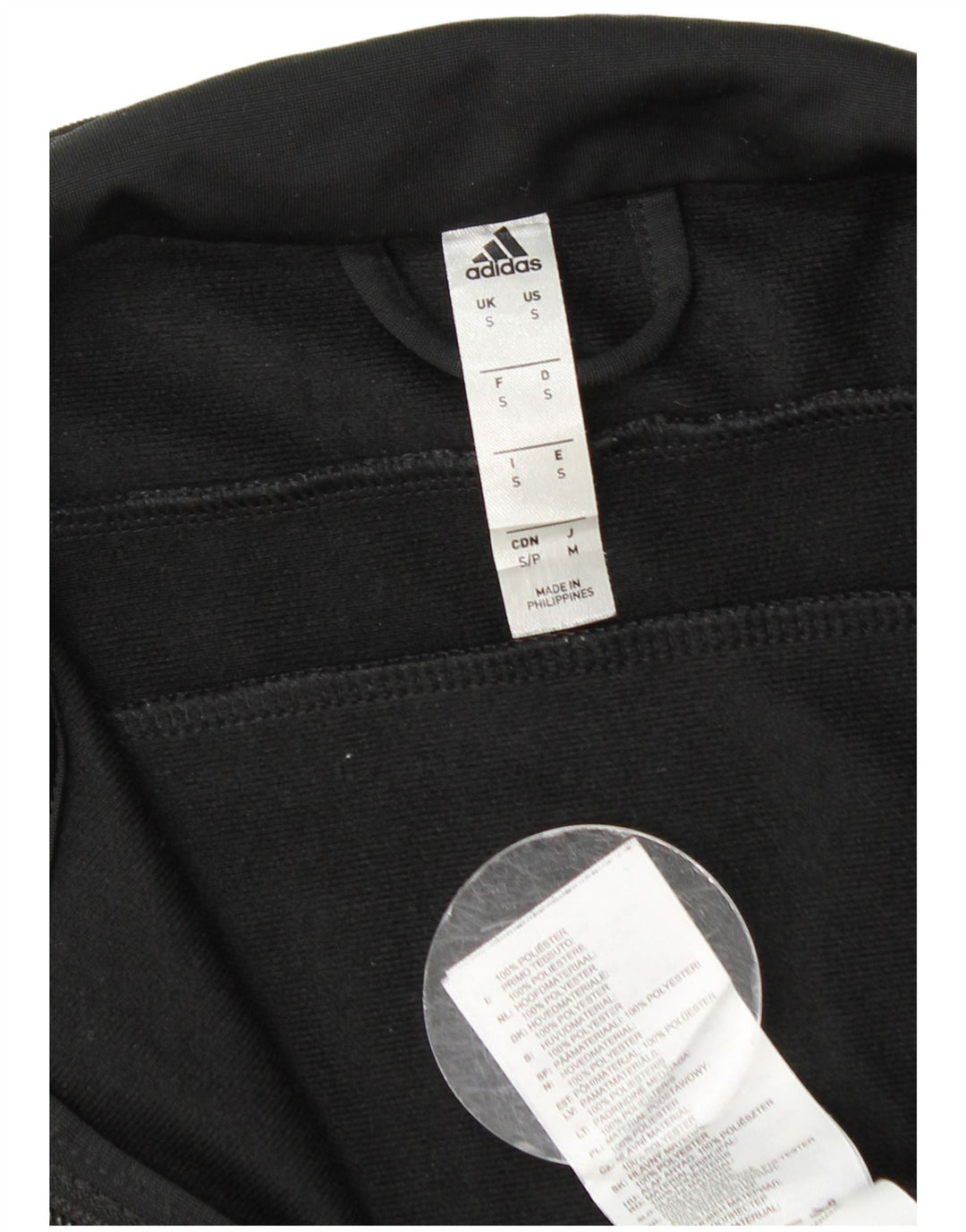 Adidas Мужской спортивный костюм Верхняя куртка Маленький черный полиэстер