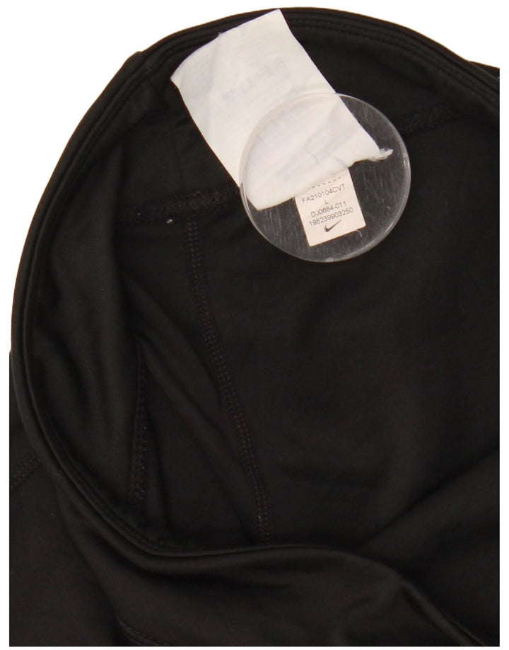 Спортивные шорты NIKE для девочек 12–13 лет, большие черные, полиэстер