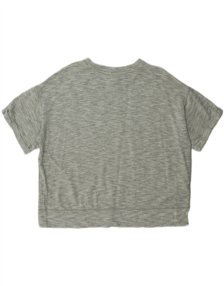 Женская футболка оверсайз Eddie Bauer Top UK 18 XL, зеленый полиэстер с крапинками