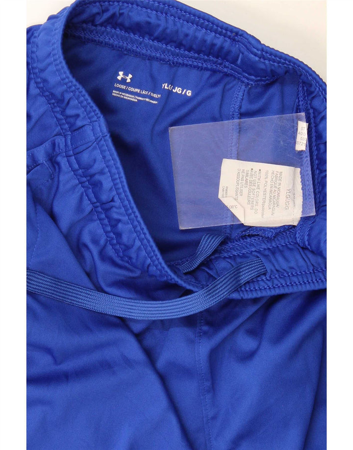 Спортивные шорты Under Armour для мальчиков 11–12 лет, большие синие, полиэстер