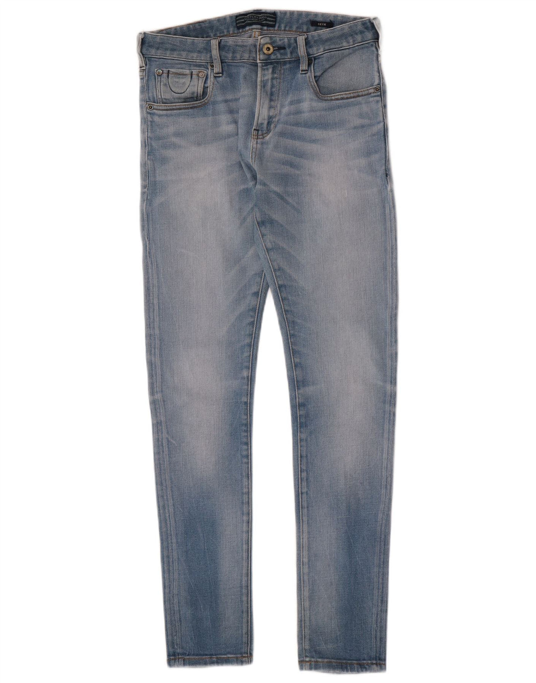 Женские узкие джинсы Scotch & Soda W29 L32, синий хлопок