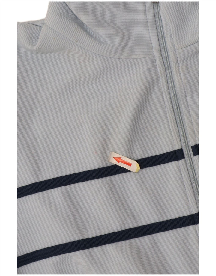 Женский спортивный костюм Kappa, верхняя куртка UK 14, большой синий полиэстер с цветными блоками