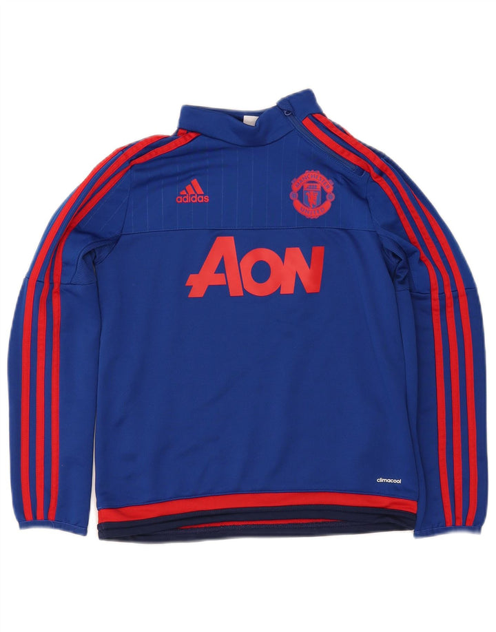 Спортивный костюм ADIDAS Climacool с графическим рисунком для мальчиков 9–10 лет, синий