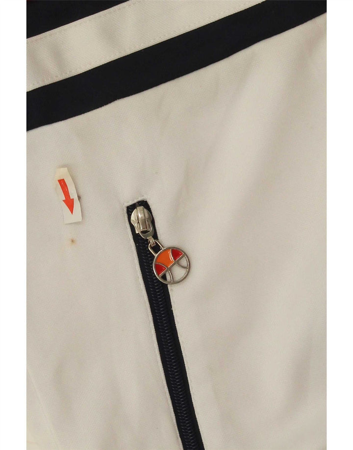 Мужской спортивный костюм Ellesse, верхняя куртка, маленький белый полиэстер с цветными блоками