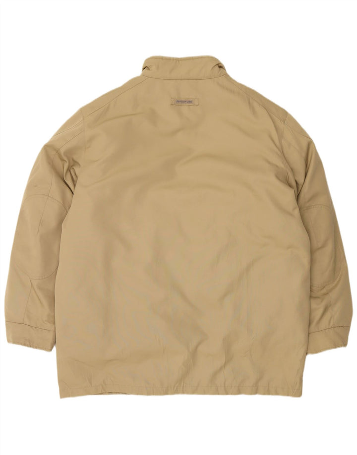 IVY OXFORD Mens Padded Jacket IT 58 4XL Beige Polyester