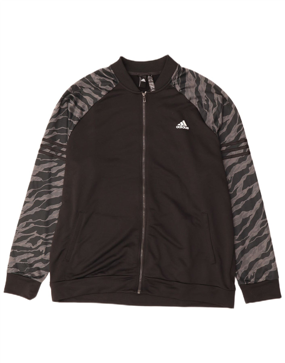 Мужской спортивный костюм Adidas Top Jacket UK 52/54 2XL Черный полиэстер с животным принтом