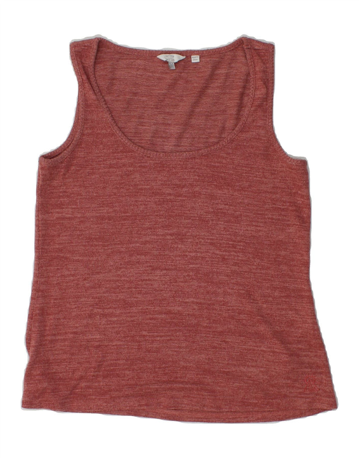 FAT FACE Womens Vest Top UK 10 Small  Maroon Viscose Vintage Fat Face and Second-Hand Fat Face from Messina Hembry 
