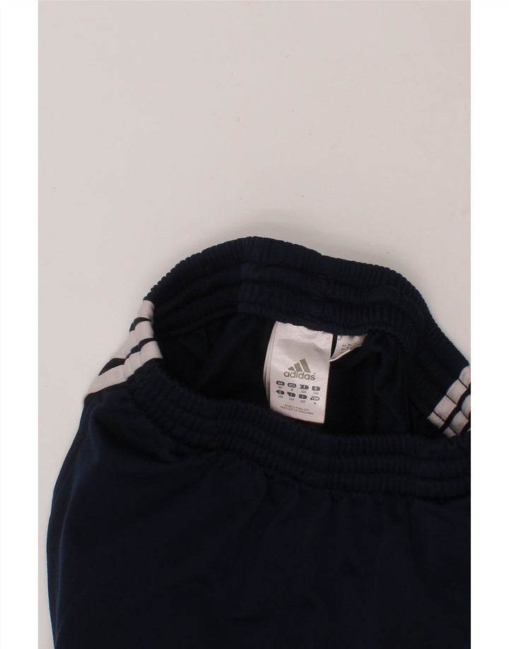 ADIDAS Boys Tracksuit Trousers 11-12 Years Navy Blue Polyester Vintage Adidas and Second-Hand Adidas from Messina Hembry 