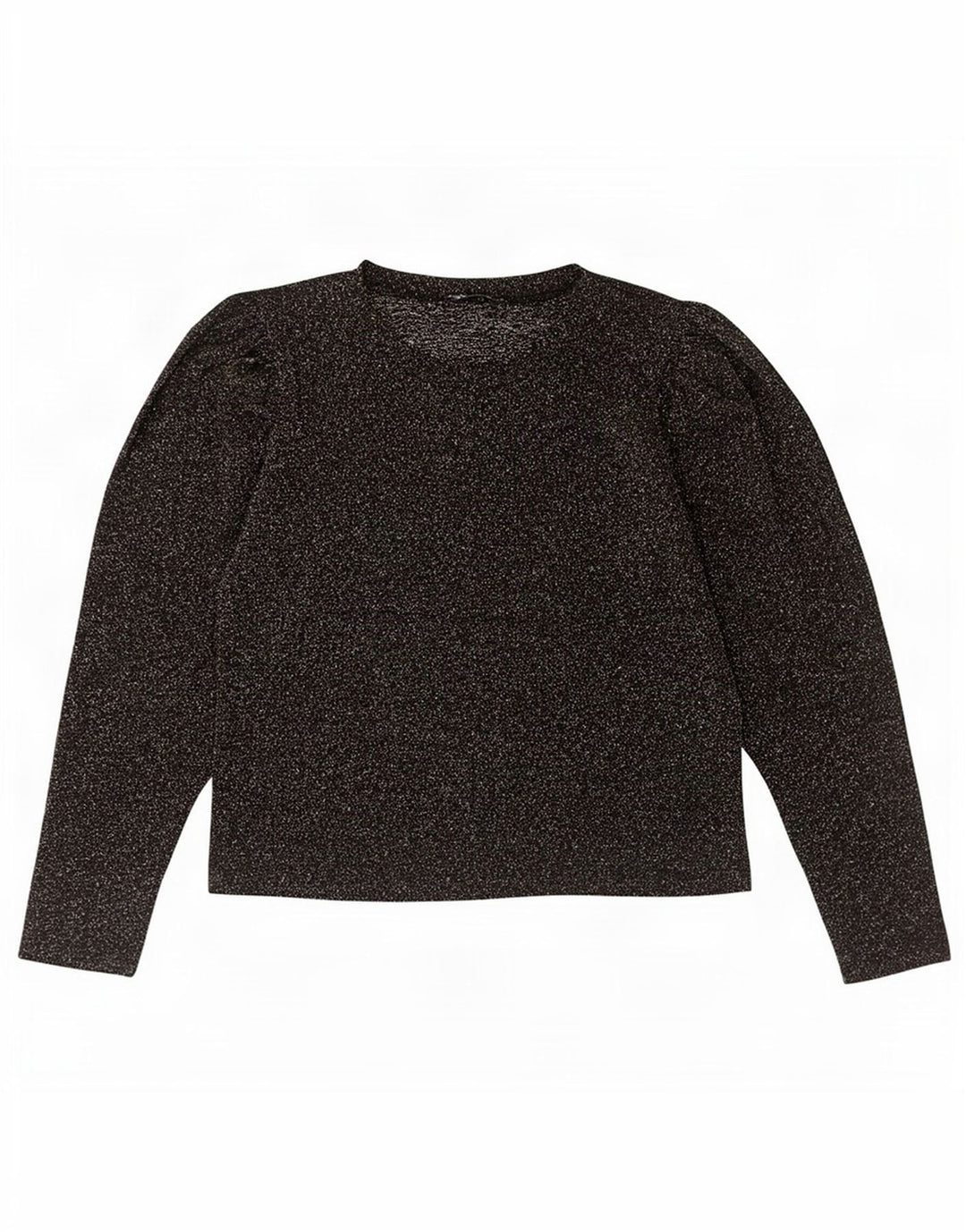 Женский топ с длинным рукавом Zara UK 12, средний черный