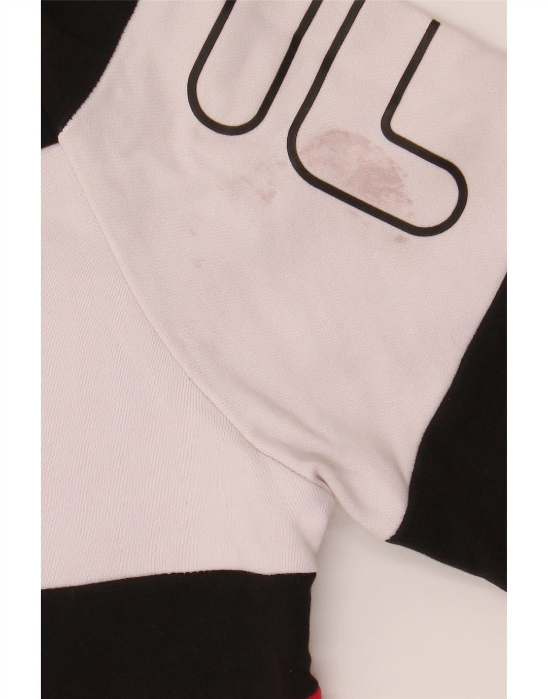 Мужской свитшот с рисунком FILA, маленький разноцветный хлопковый джемпер с цветными блоками