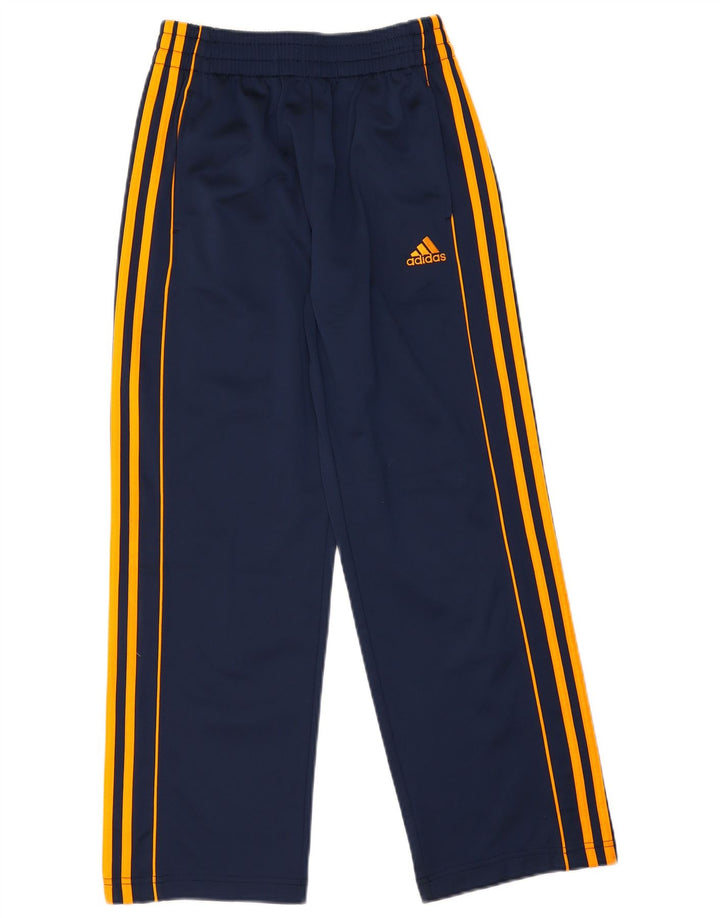 Спортивные брюки Adidas для мальчиков 10-11 лет, средние, темно-синие, полиэстер