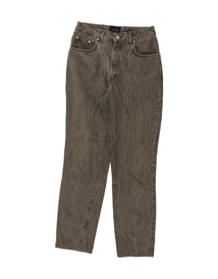 TRUSSARDI Mens Tapered Jeans W32 L31 Grey Cotton Vintage Trussardi and Second-Hand Trussardi from Messina Hembry 