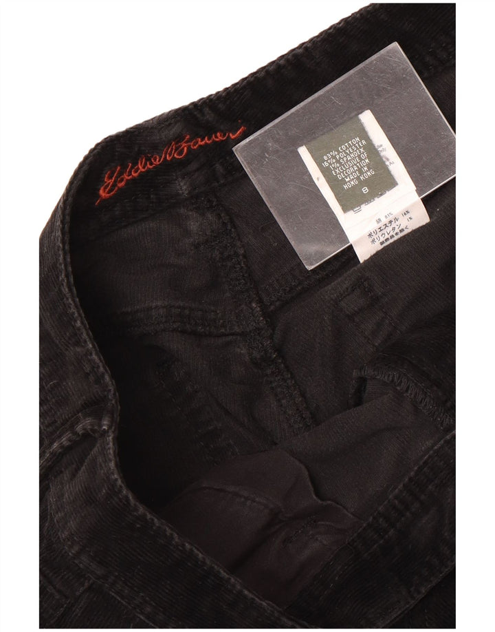 Женские вельветовые брюки Eddie Bauer Bootcut США 8, средние W30 L31, черные