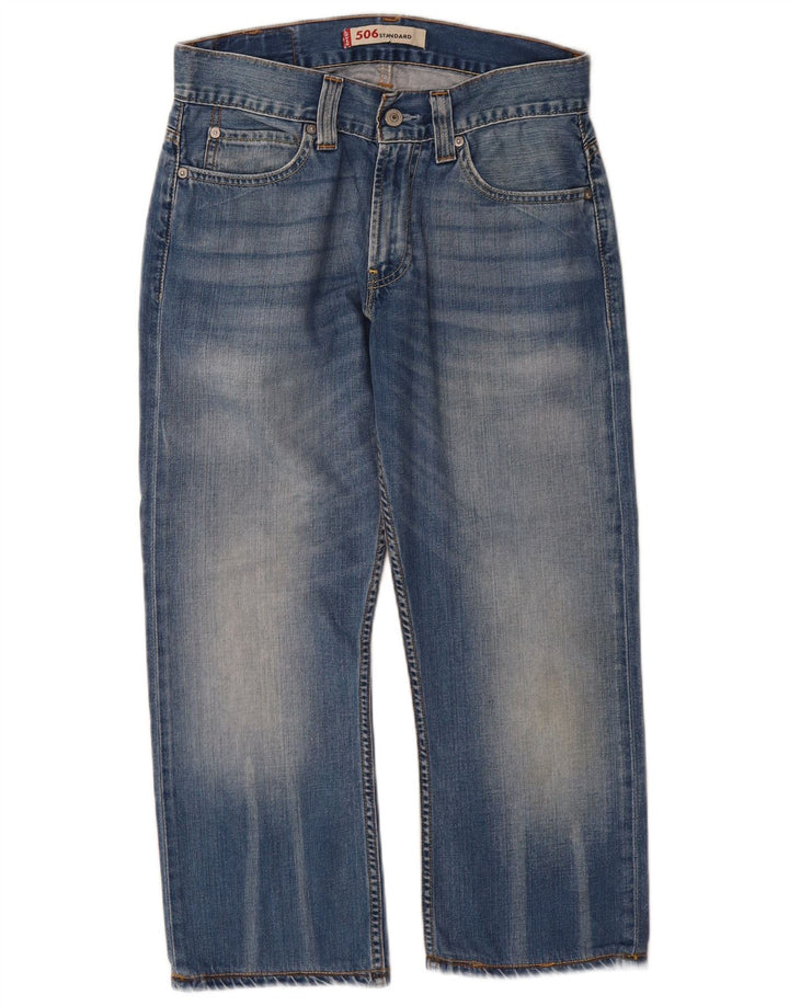 Женские прямые джинсы Levi's 506 стандартного кроя W30 L24 синие