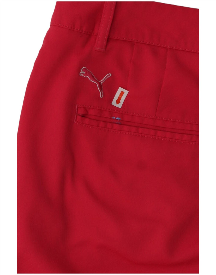 Женские шорты чинос Puma UK 14, большие W34, розовый полиэстер