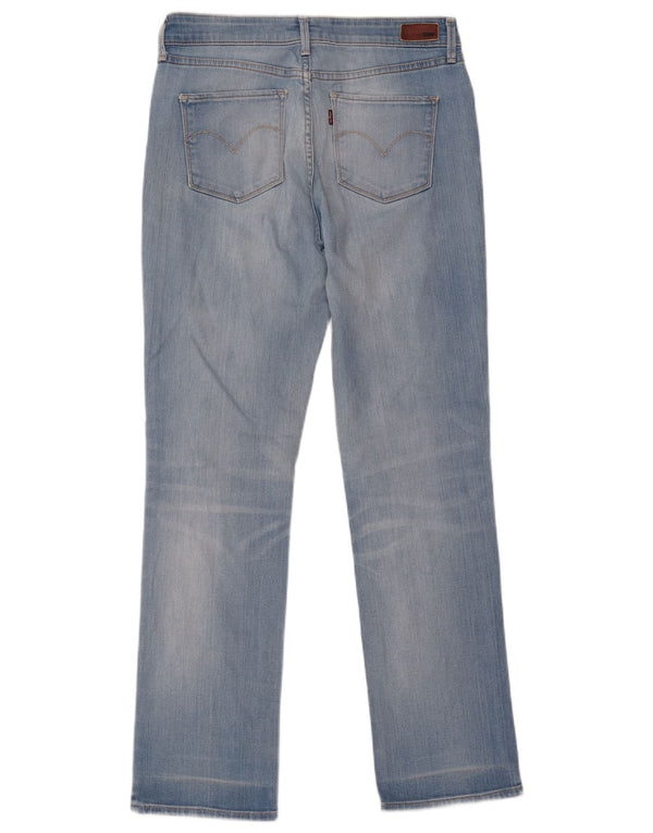 Женские прямые джинсы Levi's Demi Curve Classic с посадкой W29 L32, синий хлопок