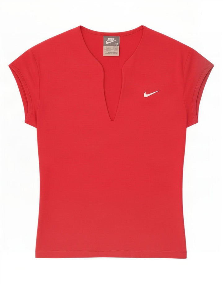 Женская футболка Nike Top UK 8/10, маленькая красная