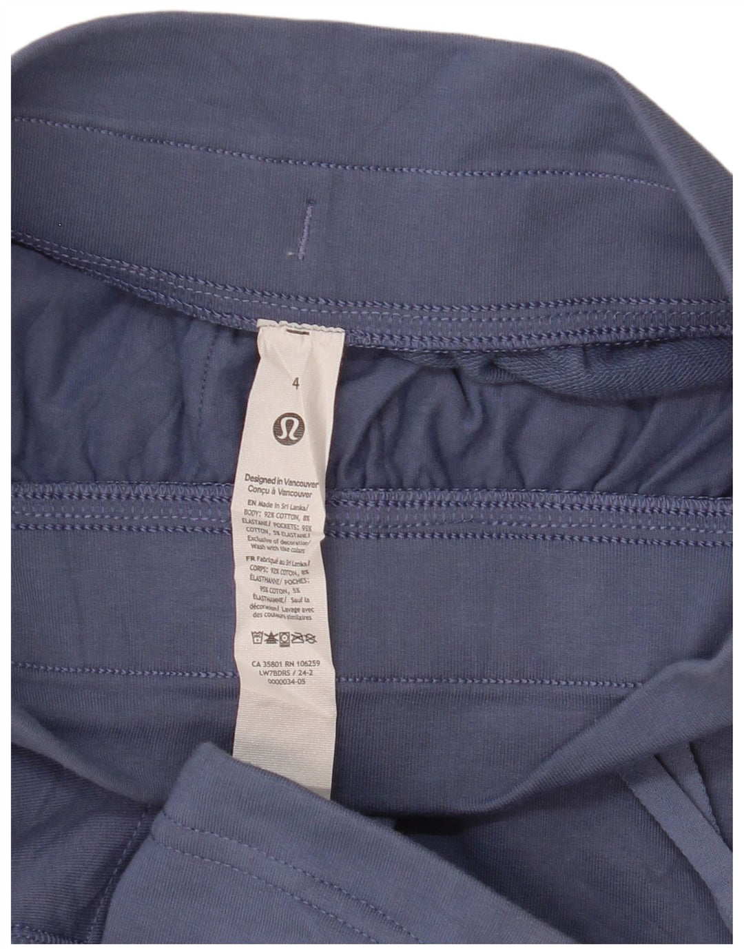 Женские спортивные шорты Lululemon, США 4, маленькие, темно-синие, хлопковые