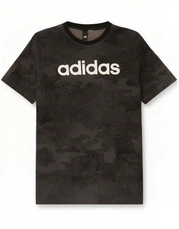 Мужская футболка с рисунком Adidas Top Medium Grey Camouflage