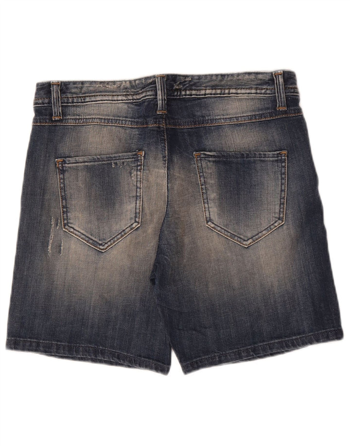 Женские джинсовые шорты Benetton IT 40 Small W30 Blue Cotton