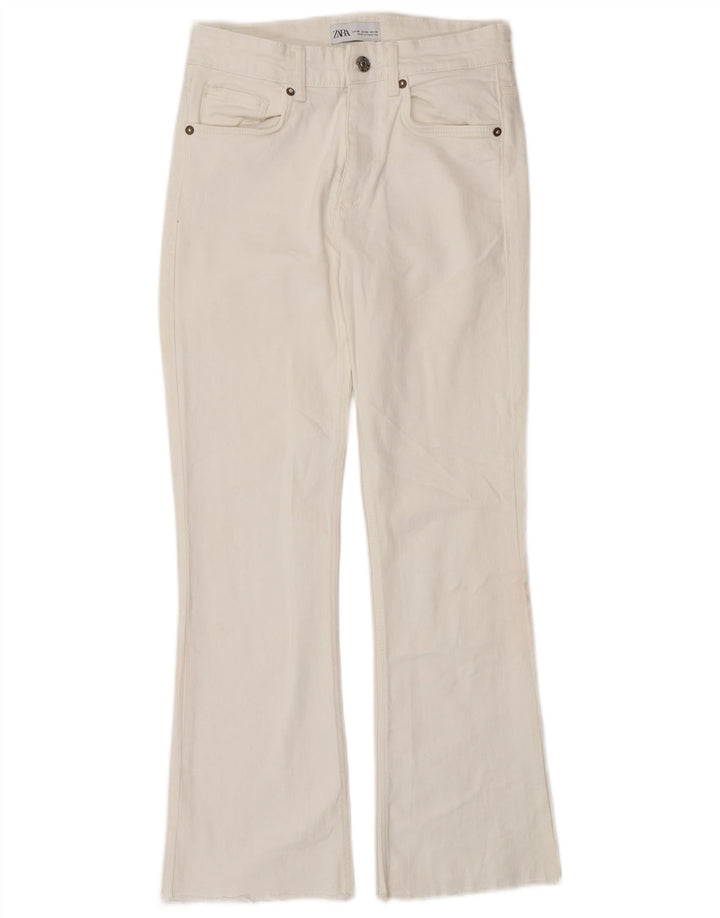 Женские джинсы Bootcut Zara EU 36 XS W26 L27 белые