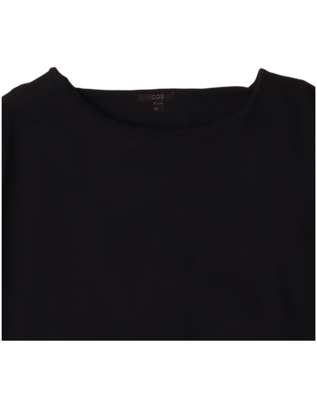 Женское платье-туника COS UK 16, большой размер, темно-синий, вискоза