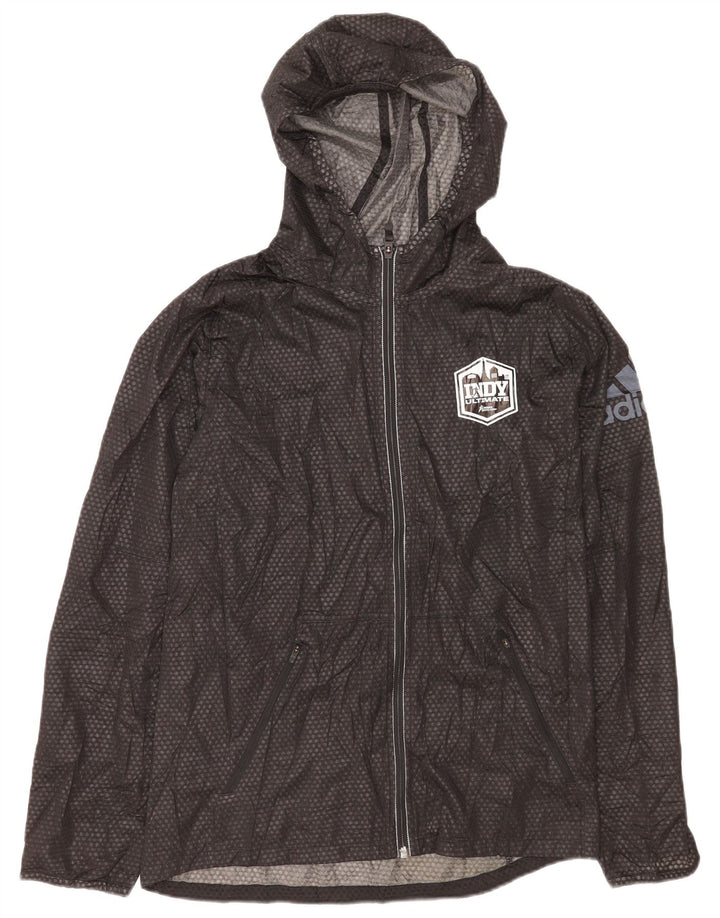 Мужская куртка-дождевик Adidas Climawarm UK 38 Medium Black Spotted