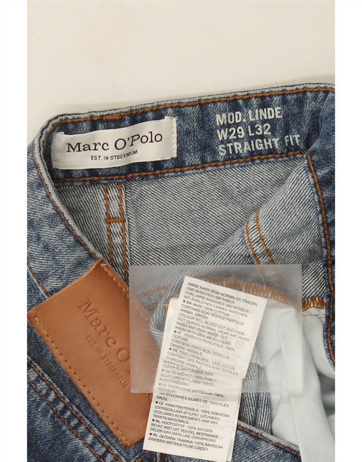 Женские прямые джинсы Marc O'Polo W29 L27 синие, хлопок