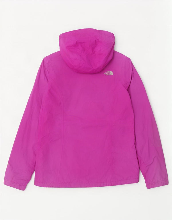 Женская дождевик с капюшоном The North Face Dryvent UK 14, нейлон среднего розового цвета