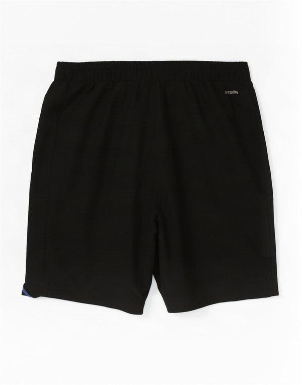 Мужские спортивные шорты Adidas Climalite, средний черный полиэстер