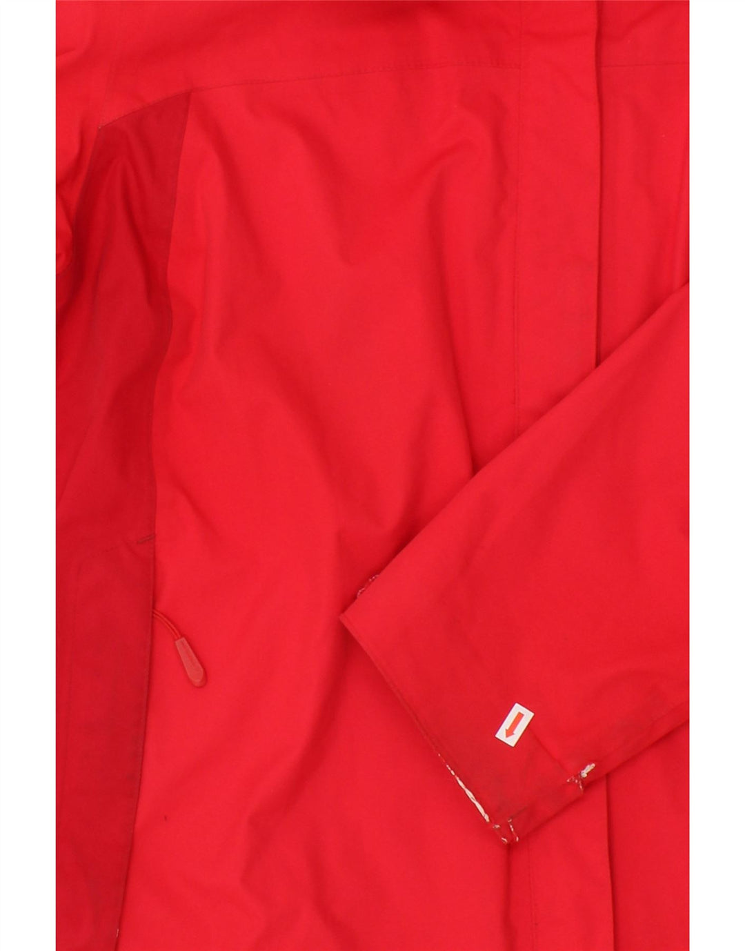 JACK WOLFSKIN Womens Rain Jacket UK 18 XL Red Colourblock Polyester Vintage Jack Wolfskin and Second-Hand Jack Wolfskin from Messina Hembry 