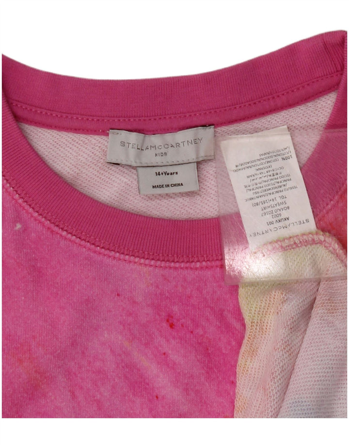STELLA MCCARTNEY Свитшот для девочек, джемпер 14-15 лет, разноцветный тай-дай