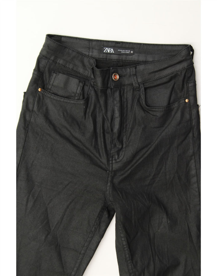 ZARA Womens Slim Casual Trousers EU 40 Medium W28 L27 Black Vintage Zara and Second-Hand Zara from Messina Hembry 