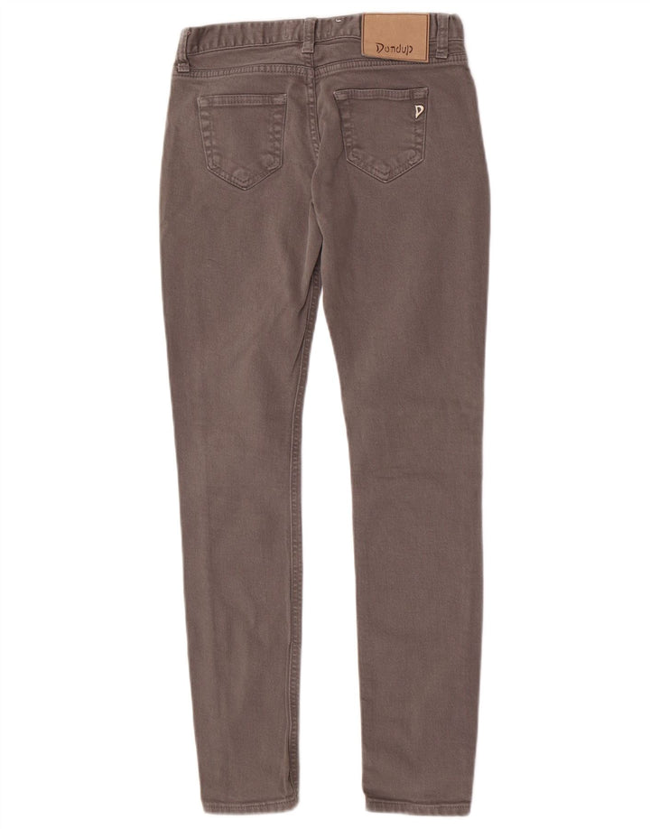 Женские джинсы скинни Dondup W25 L29 серые, хлопок