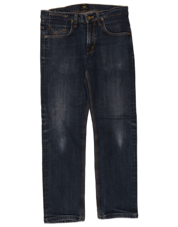 Мужские прямые джинсы Lee W32 L29 темно-синие